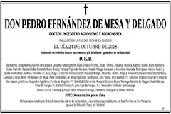 Pedro Fernández de Mesa y Delgado